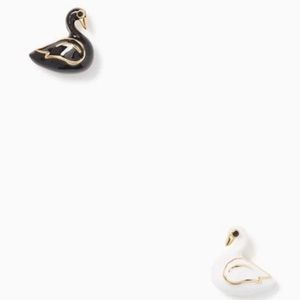 Kate Spade on pointe swan studs